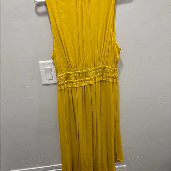 Maeve Mustard Ruffled Dress - Picture 4 of 6